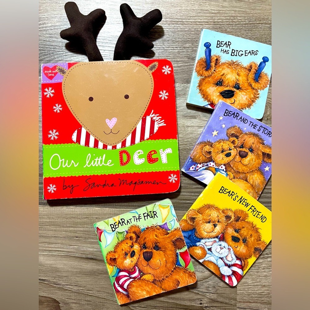 5Piece Baby Board Books -- Most Touch and Feel